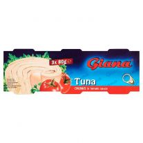 GIANA Tuniak v paradajkovej omáčke - kúsky 3x80g