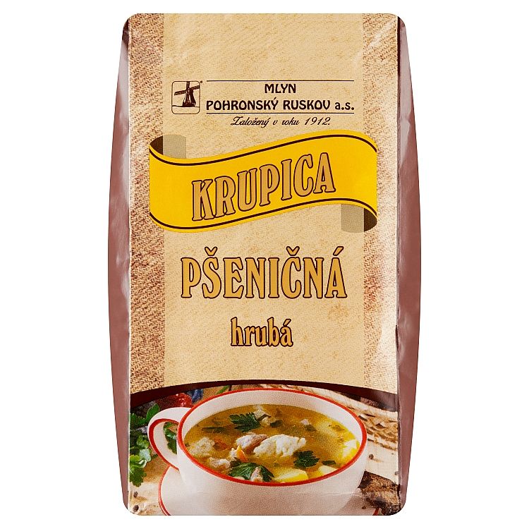 Mlyn Pohronský Ruskov Krupica pšeničná hrubá 1000 g