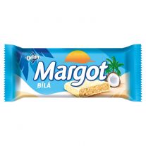 ORION MARGOT Biela, tyčinka s kokosom v bielej poleve 80 g