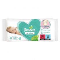 Pampers Sensitive Vlhčené Obrúsky 4ks Balení = 208 Obrúskov