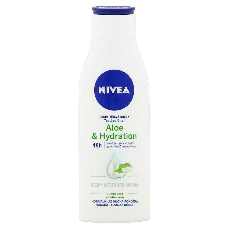 Nivea Aloe & Hydration Ľahké telové mlieko 250 ml