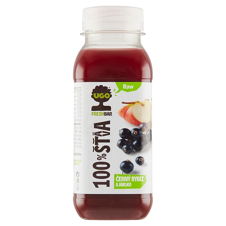 Ugo Čierne ríbezle, jablko 250 ml