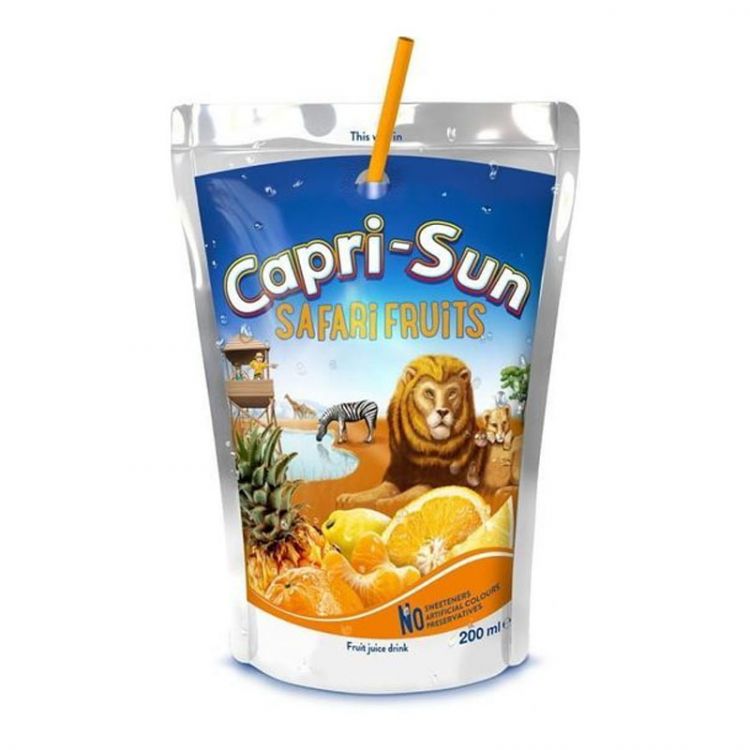 Capri-Sun Safari Fruits nesýtený nealkoholický ovocný nápoj 200 ml