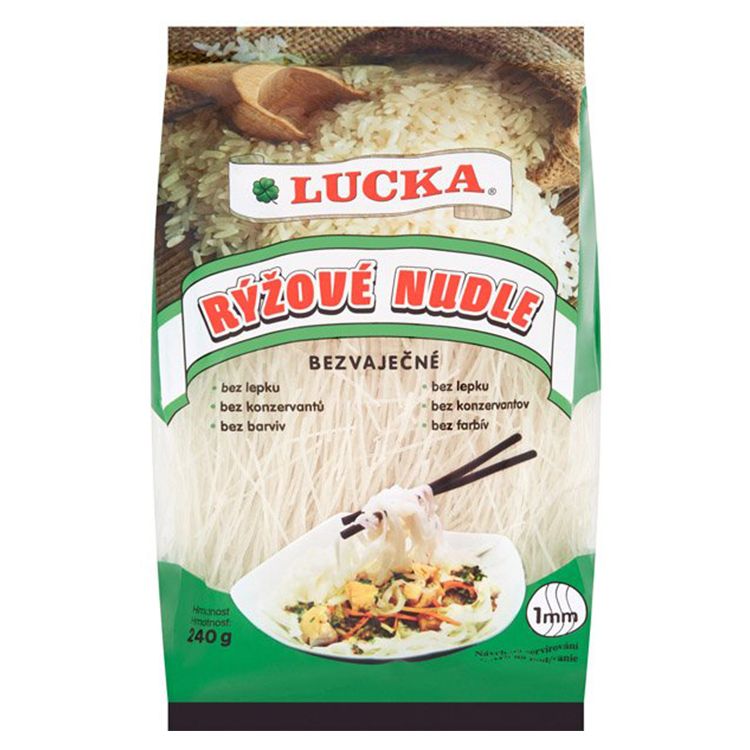 Lucka Ryžové Rezance 1 mm 240 g