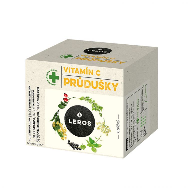 LEROS Vitamín C priedušky 10x1.5 g