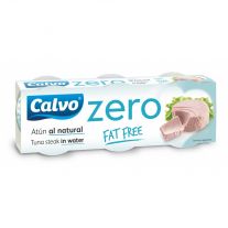 Calvo Zero Tuniak vo vlastnej štave bez tuku 3x65g