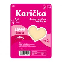 Karička Eidam 45 % plátky klasik 100 g
