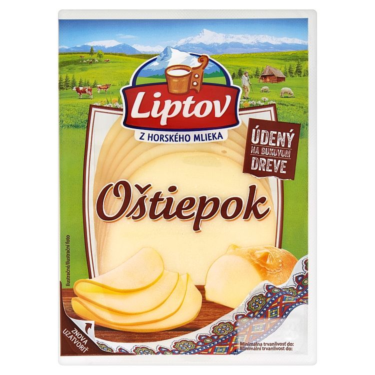 Liptov Oštiepok plátky údené 90 g