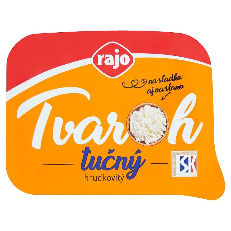 Rajo Tvaroh tučný hrudkovitý 200 g