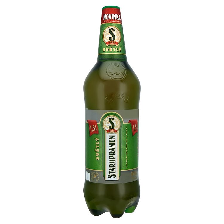 Staropramen Smíchov 10° svetlé pivo alk.4,0% 1,5 l