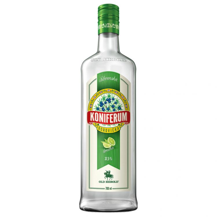 Koniferum borovička limetka 37,5% 0,7 l
