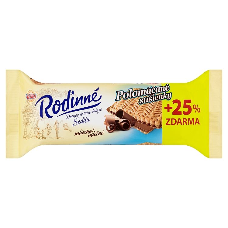 Sedita Rodinné Polomáčané sušienky mliečne 100 g