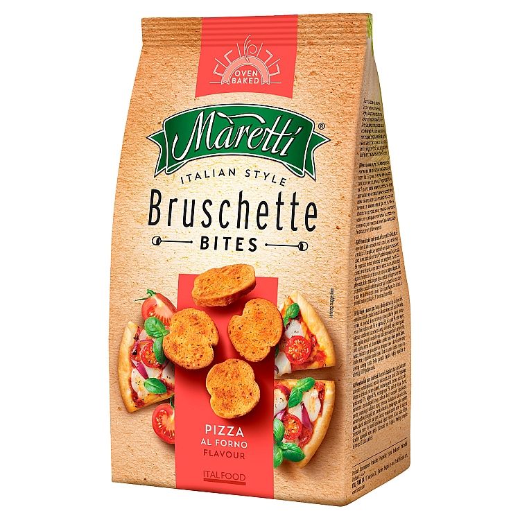 Maretti Pečené chlebové krúžky s pizzovou príchuťou 70 g