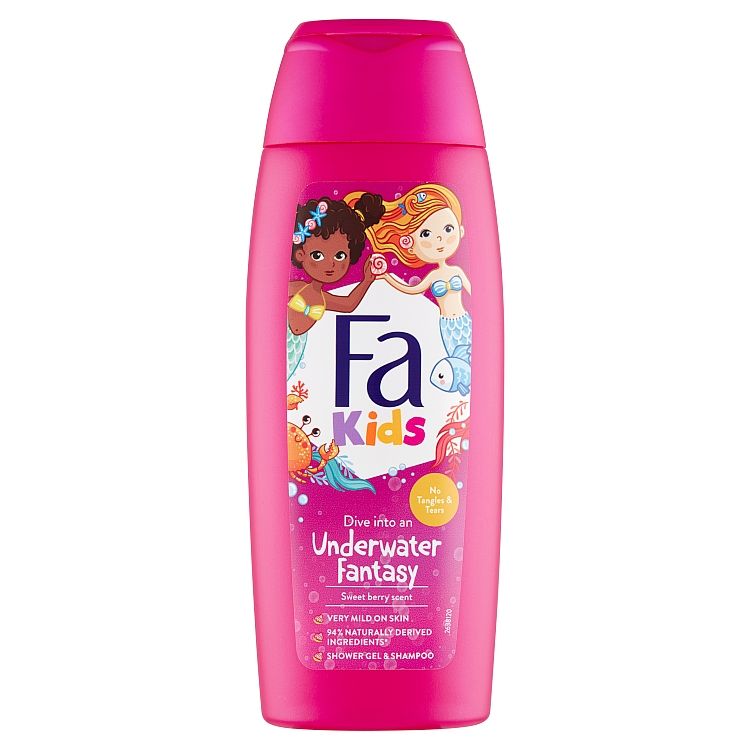 Fa Kids sprchovací gél & šampón Underwater Fantasy 250 ml