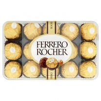 Ferrero Rocher Oblátky poliate mliečnou čokoládou s drvenými lieskovcami 375 g