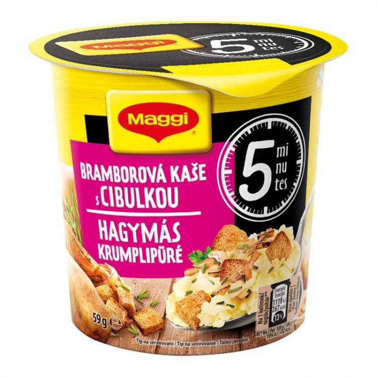 MAGGI 5 minutes Zemiaková kaša s cibuľkou téglik 59 g