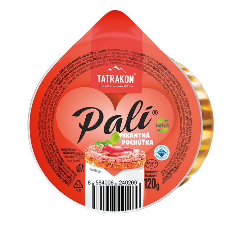TATRAKON Pali pikant. mäsová nátierka 120g