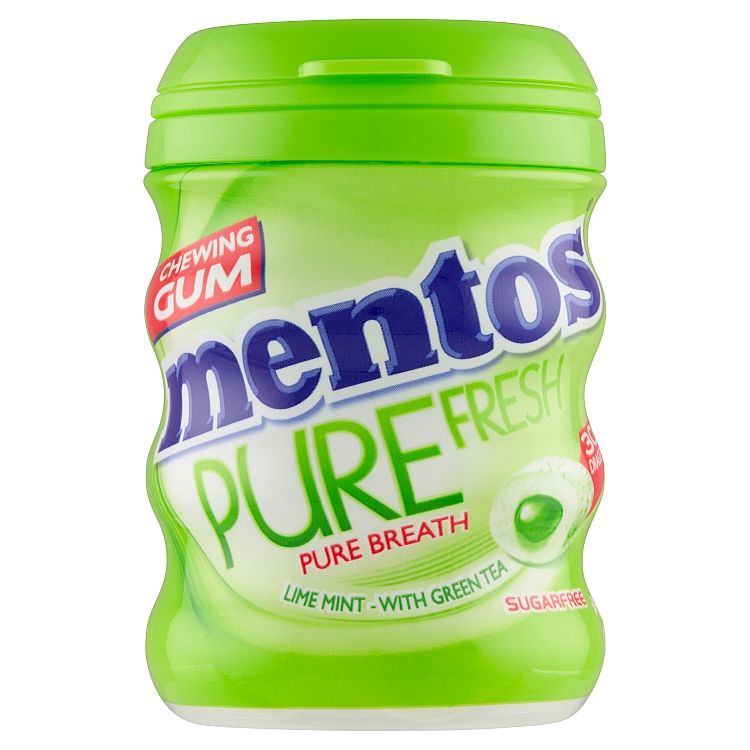 Mentos Pure Fresh Lime Mint žuvačky 60 g