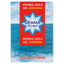Gemma Di Mare Morská jedlá soľ jódovaná hrubozrnná 1000 g