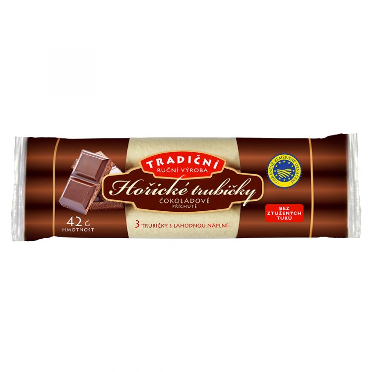 Hořické trubičky čokoláda 42g