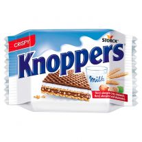 Knoppers Oplátka plnená mliečnym a nugátovým krémom 25 g