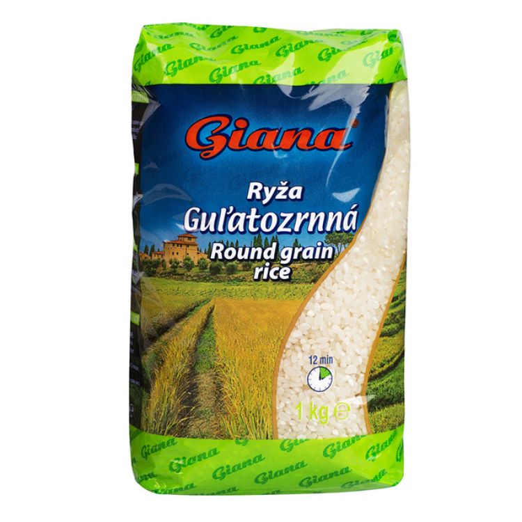 GIANA Ryža guľatozrnná 1kg