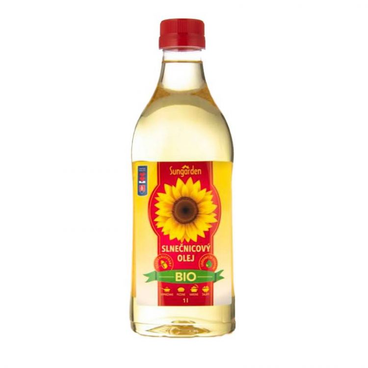 Sungarden BIO slnečnicový olej bez vône 1L