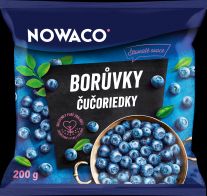 Nowaco Lesné čučoriedky hlbokozmrazené 200 g