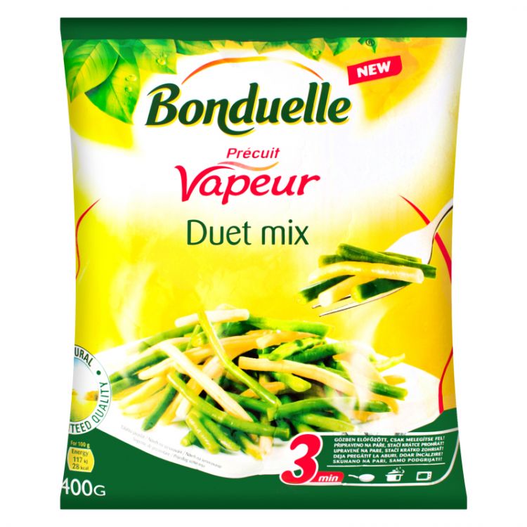 Bonduelle Vapeur Fazuľové struky Duet mix 400 g