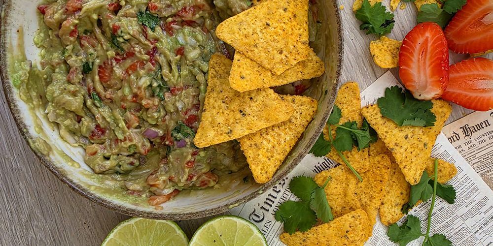 Jahodové guacamole