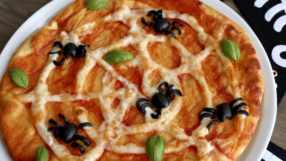 Halloweenska pizza