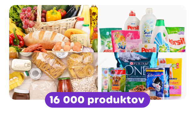 16 tisíc produktov